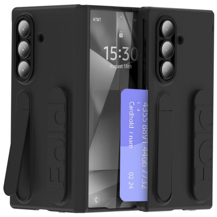 HEZO헤조 갤럭시 Z 폴드 카드수납 힌지보호 거치대 멀티 케이스