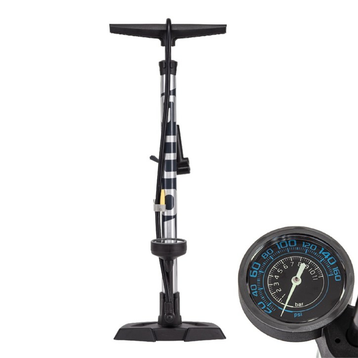 지요 자전거펌프 타이어 공기주입기 GF57E