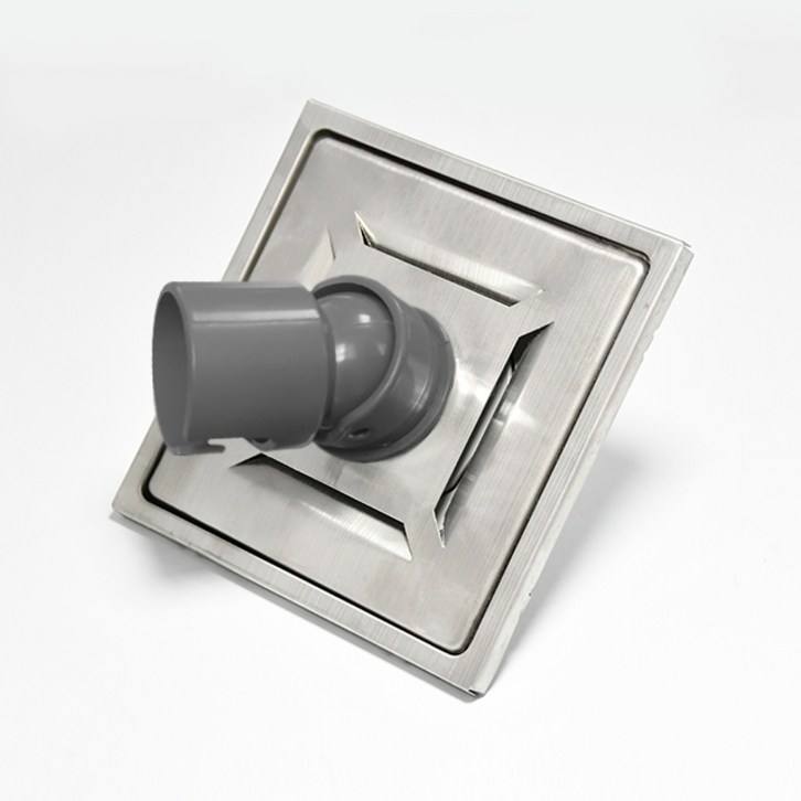 하수구덮개 냄새차단트랩 스텐 세탁겸용 크롬