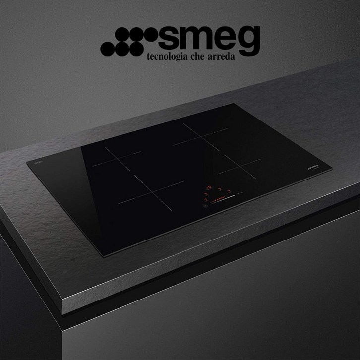스메그 인덕션 블랙 560x480mm 220V호환