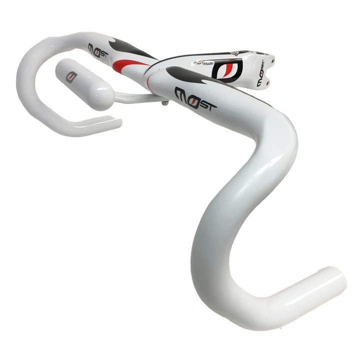 Pinarello 피나렐로 모스트 탈론 풀 카본 통합 로드 핸들바 및 스템 44cm x 130mm