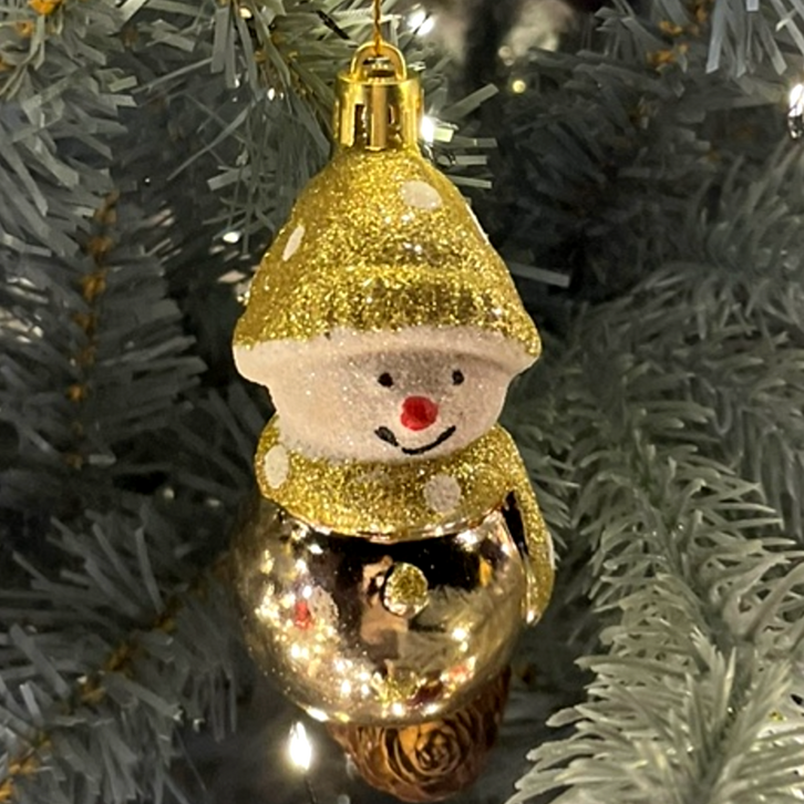 핑크 눈꽃 오너먼트 크리스마스 트리 장식 데코 소품 단품 36종