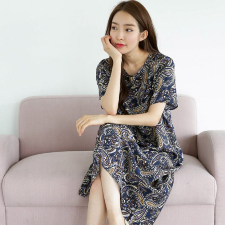 스타일디오 인견 반팔 원피스 스타일디오 인견 반팔 원피스