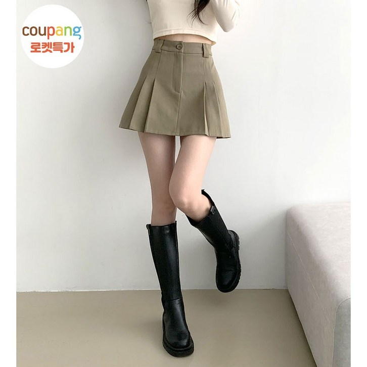 부기샵 2단기장 미니 스커트 숏롱 헤이즐 더블 플리츠 미니 스커트 부기샵 2단기장 미니 스커트 숏롱 헤이즐 더블 플리츠 미니 스커트