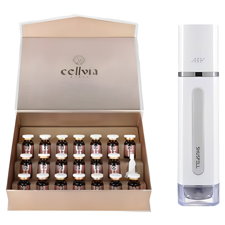 비아블 셀비아 앰플 미솔로지 크리에이션 디바이스 기계 세트 슈스펠 에어테라피, 20개, 6ml