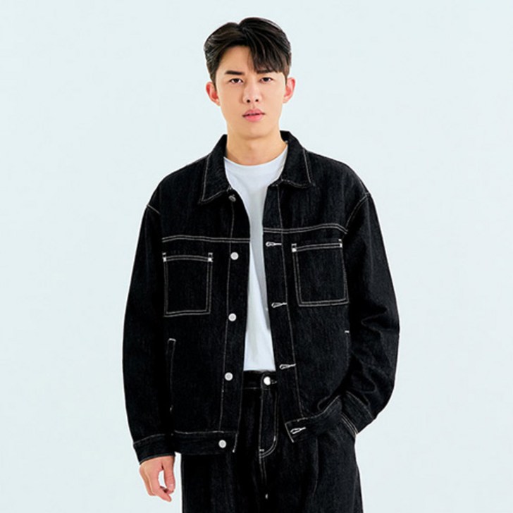 빅사이즈클럽 남성용 BCL 논페이드 데님 자켓 1971 빅사이즈클럽 남성용 BCL 논페이드 데님 자켓 1971