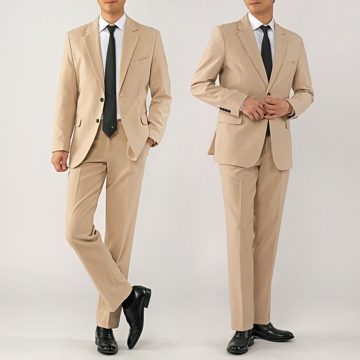 팀스핏 남성용 M4XL 빅사이즈 사계절 정장수트 자켓 정장바지 세트 결혼식정장 팀스핏 남성용 M4XL 빅사이즈 사계절 정장수트 자켓 정장바지 세트 결혼식정장