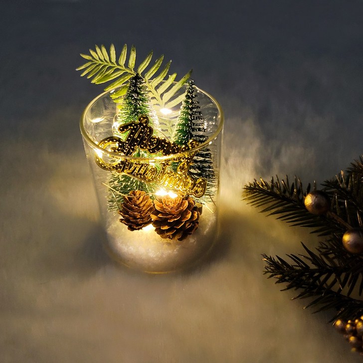 솔방울스노우 DIY키트 크리스마스 장식 인테리어 미니트리 오너먼트 셀프 만들기