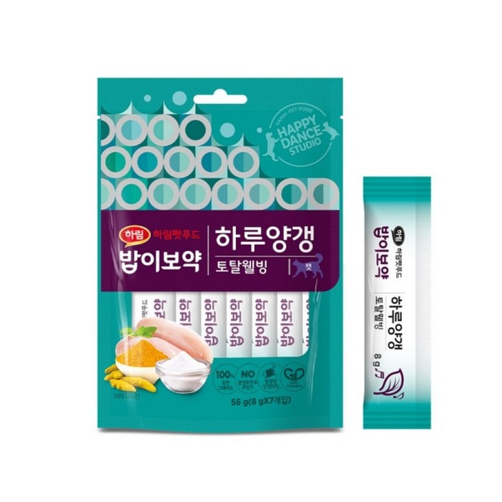 밥이보약 캣 하루양갱 간식 토탈웰빙 28p, 닭고기, 56g, 3개