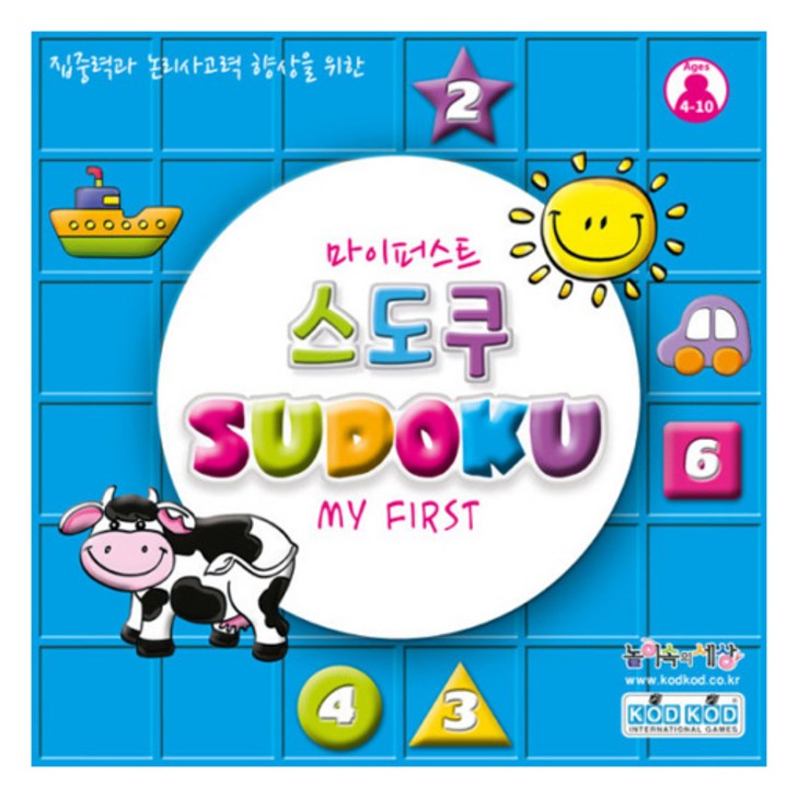 코드코드 마이퍼스트 스도쿠 보드게임, 혼합색상, 1개