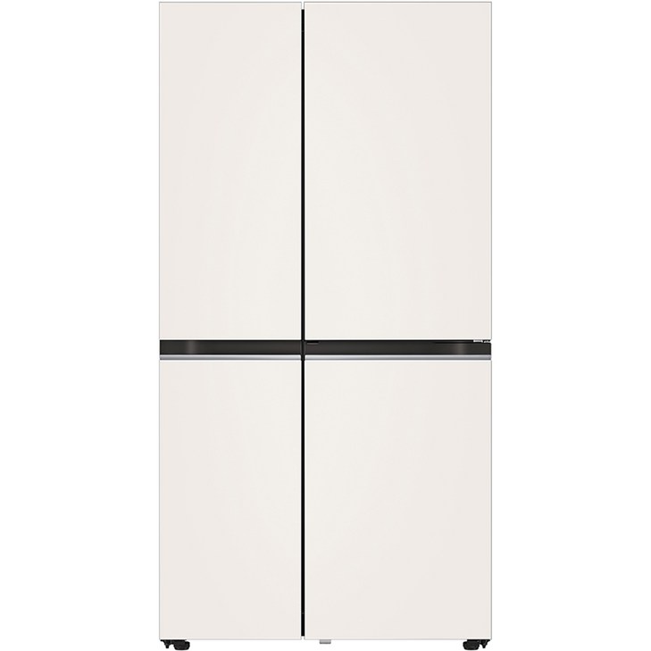 양문형2도어냉장고 LG전자 디오스 오브제컬렉션 매직스페이스 양문형 냉장고 메탈 832L 방문설치