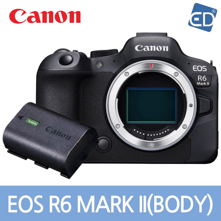 캐논 정품 EOS R6 Mark II 바디 풀바디정품배터리ED