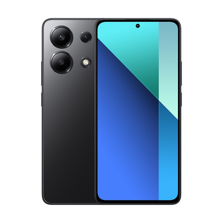 정발 한국버전샤오미 레드미 노트 13 홍미 공기계 8GB RAM 256GB ROM 휴대폰, 미드나잇블랙, 256GB