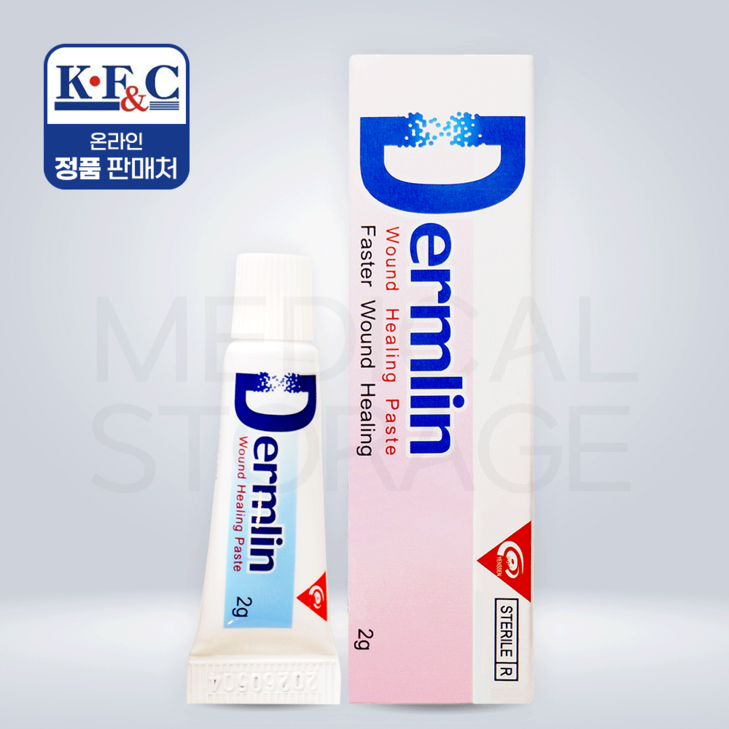 덤린 2g 상처치료 욕창 화상 재생촉진 제왕절개 수술 연고, 1개