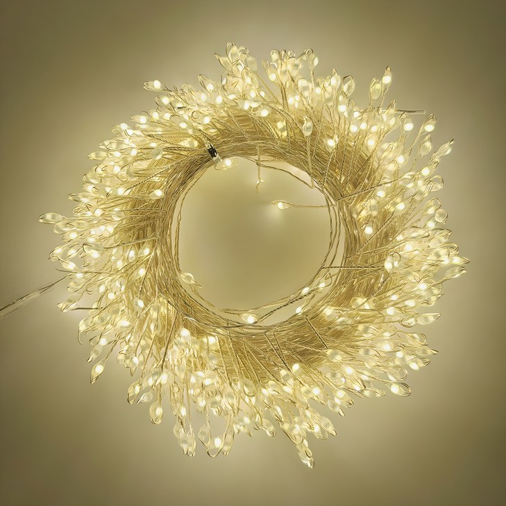 지아이비 DC24V LED 폭죽 와이어 전구 500구, 웜화이트, 1개 지아이비 DC24V LED 폭죽 와이어 전구 500구, 웜화이트, 1개