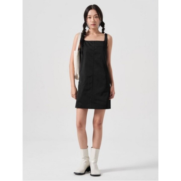 에잇세컨즈 레이어드 원피스  블랙 324871LY25