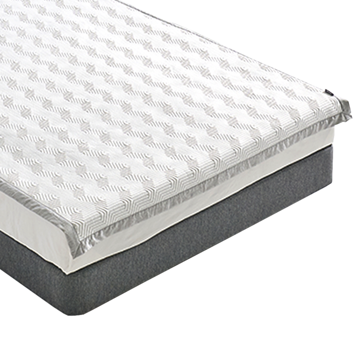 장수돌침대 듀라론 냉감매트 냉감패드 여름 침대패드, 화이트그레이