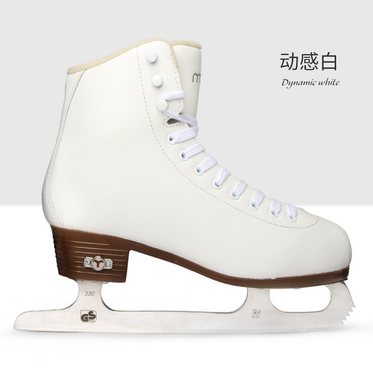 스케이트화 스피드 쇼트트랙 피겨 빙상스포츠 훈련 신발, Migao 화이트