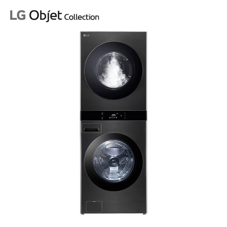 LG전자 트롬 워시타워 WL22KDU 세탁25kg건조22kg 색상 스페이스블랙 4,5,6년 선택가능 무상관리