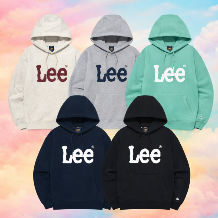 국내매장판 LEE 리 빅 트위치 로고 인기 후드 5품목 택1