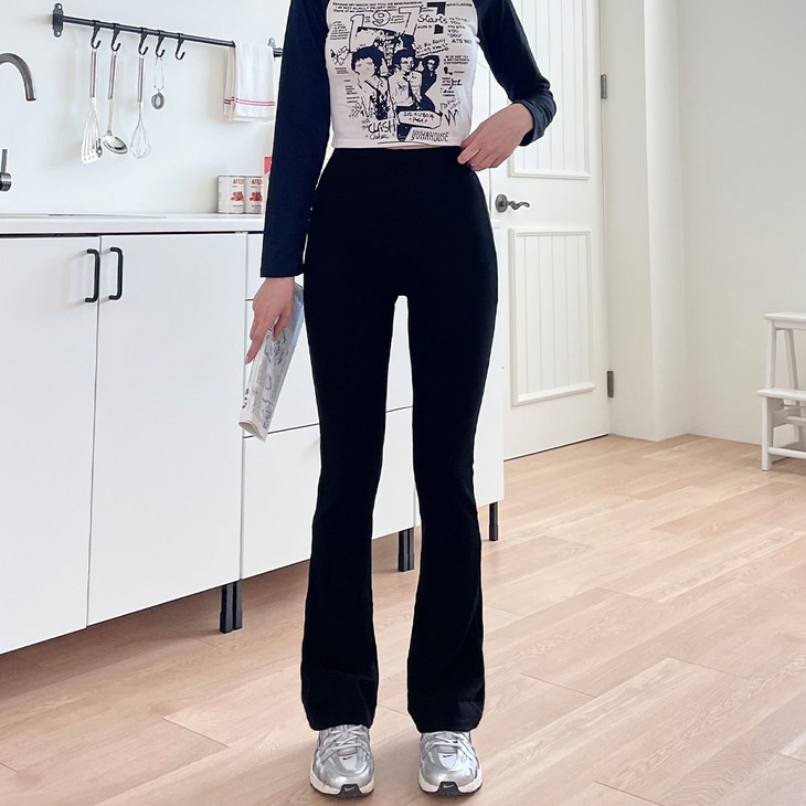 쏘옷 여성용 웰라도 데일리골지 부츠컷 레깅스 팬츠