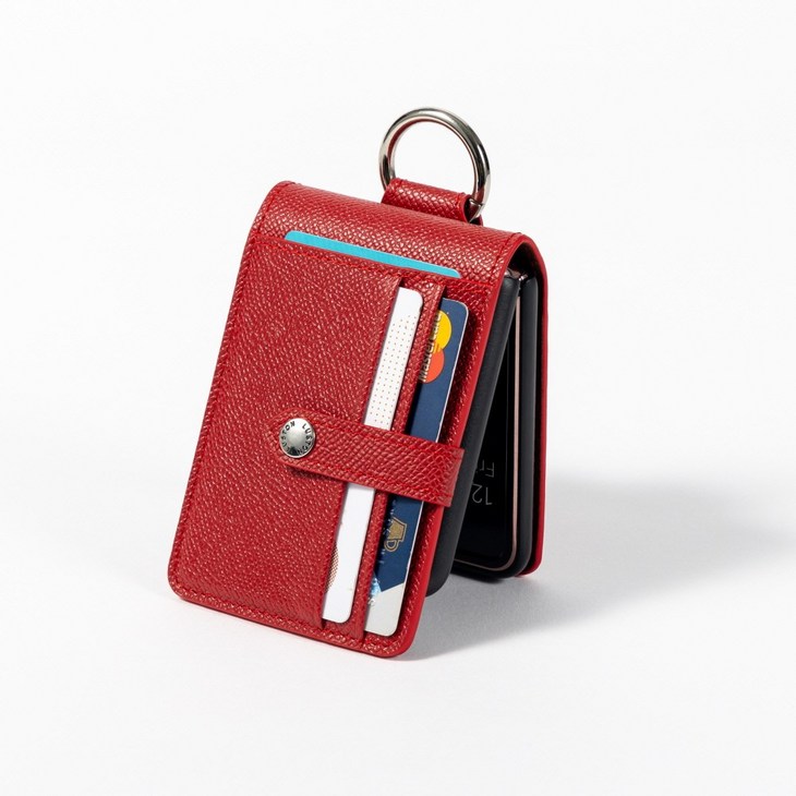 루스톤 갤럭시 Z플립5 6 7 펠리스 카드수납 고리 링 지갑 케이스