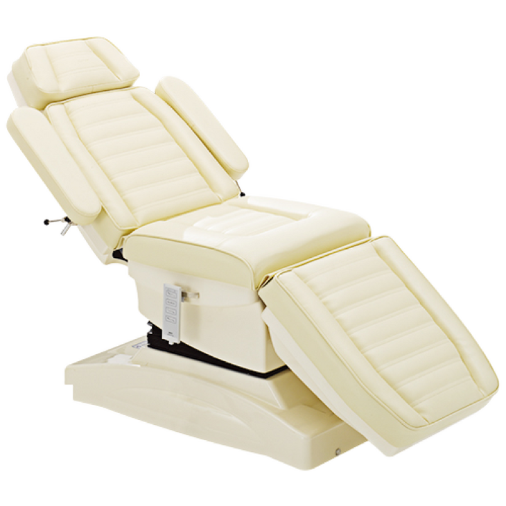 아이샵오픈 KF909F 4단4모터 전동베드 치과베드 병원베드 왁싱베드 전동침대, 크림아이보리