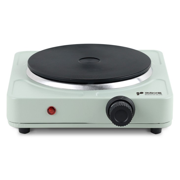 키친아트 핫플레이트 세이지그린 1구, KP0562, 일반형