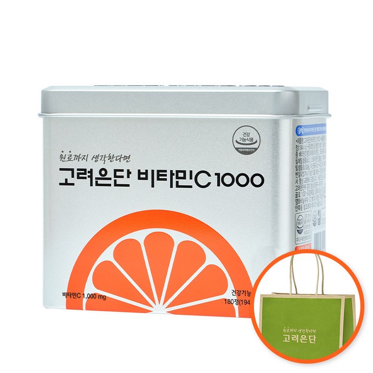 고려은단 비타민C 1000 + 쇼핑백, 1개