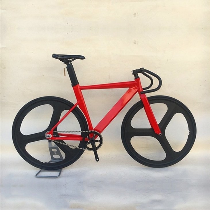도스노벤타 스캇포일 로가스다운타운 고정 기어 자전거 700c 치넬리픽시 16, 빨간색