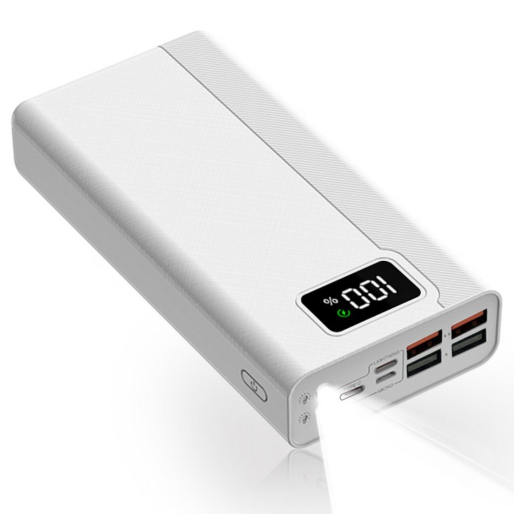 THOUSTA LCD잔량표시 멀티단자 QC3.0 PD 22.5W 고속충전 대용량 보조배터리 30000mAh THOUSTA LCD잔량표시 멀티단자 QC3.0 PD 22.5W 고속충전 대용량 보조배터리 30000mAh