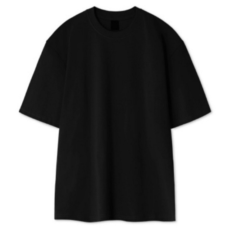 엠엔씨 남녀공용 빅사이즈 세미 오버핏 16수 반팔 티셔츠 MDBT780WS