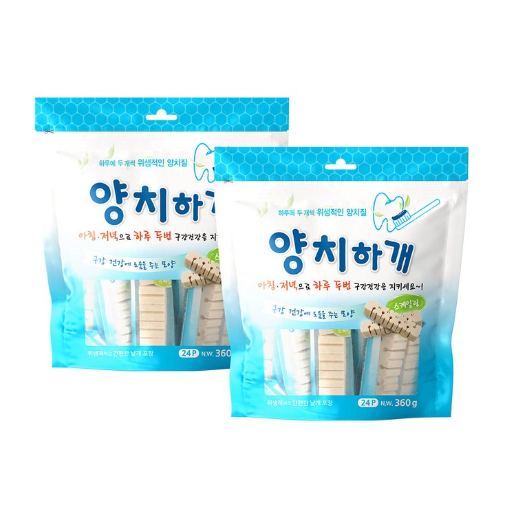 양치하개 반려견 덴탈껌 24개입