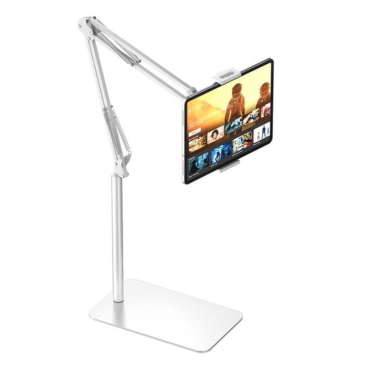 신지모루 탄소강 홀더 자바라 스탠드 휴대폰 태블릿 거치대 25cm, 화이트, 1개, S600100008 신지모루 탄소강 홀더 자바라 스탠드 휴대폰 태블릿 거치대 25cm, 화이트, 1개, S600100008