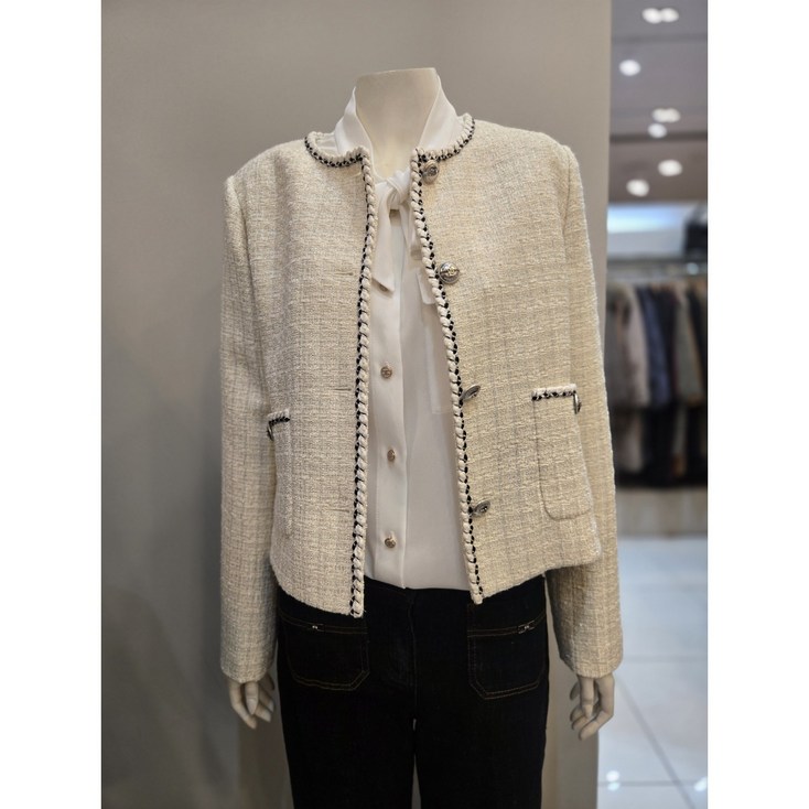 베스띠벨리 칼라리스 트위드 자켓 BKJAC2106