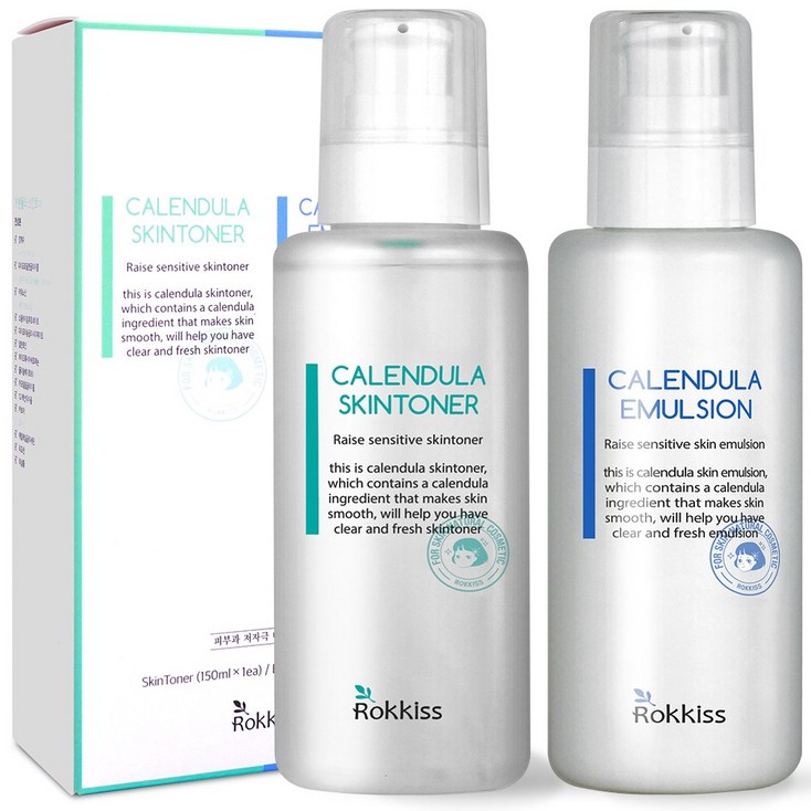 록키스 카렌듈라 스킨 토너 150ml 에멀전 150ml 세트 록키스 카렌듈라 스킨 토너 150ml 에멀전 150ml 세트