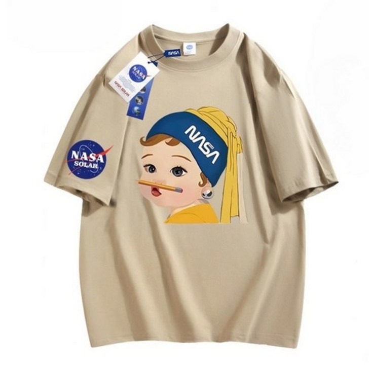 SEA FOX NASA시리즈 여성 캐주얼 반팔 티셔츠 - 투데이밈
