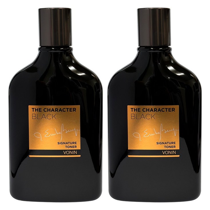 2개보닌 더 캐릭터 블랙 시그니처 토너140ml, 2개, 0.14l