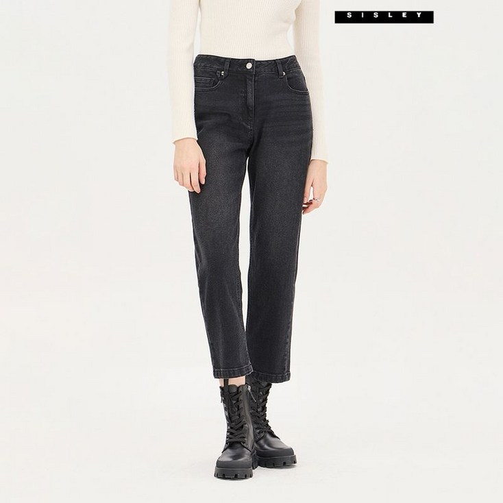 시슬리 기모 세미배기핏 데님 팬츠 SADP39461