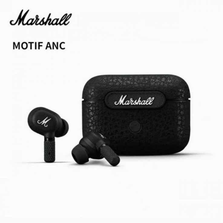 MARSHALL-MOTIF ANC 헤드폰 오리지널 방수 스포츠 게임 비디오 블루투스 헤드셋 진정한 무선 액티브 노이즈 캔슬링