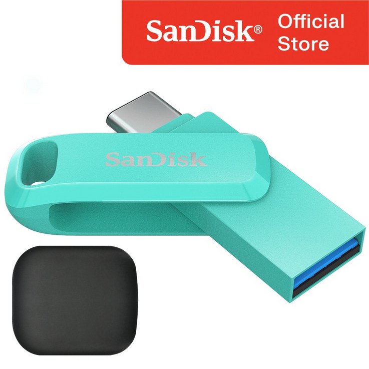 샌디스크 울트라 듀얼 고 C타입 USB 3.1 SDDDC3 민트  USB 전용 케이스, 512GB