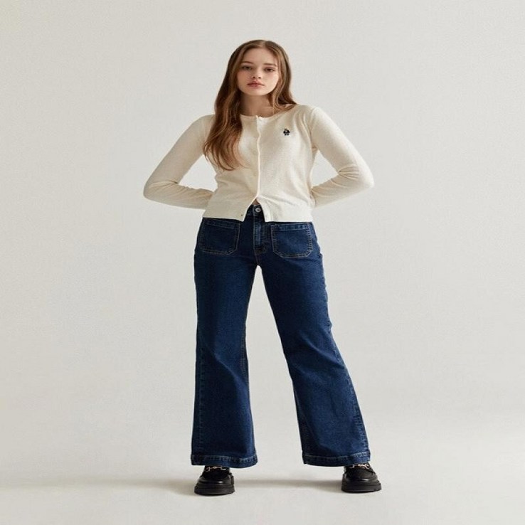 후아유  여성 슬림 부츠컷 데님   WHTJD2377F