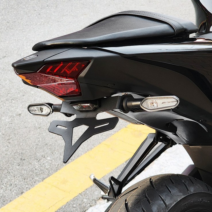 야마하 YZF R3 튜닝 리어 숏 휀다 리스킷 번호판 브라켓 15-23년식