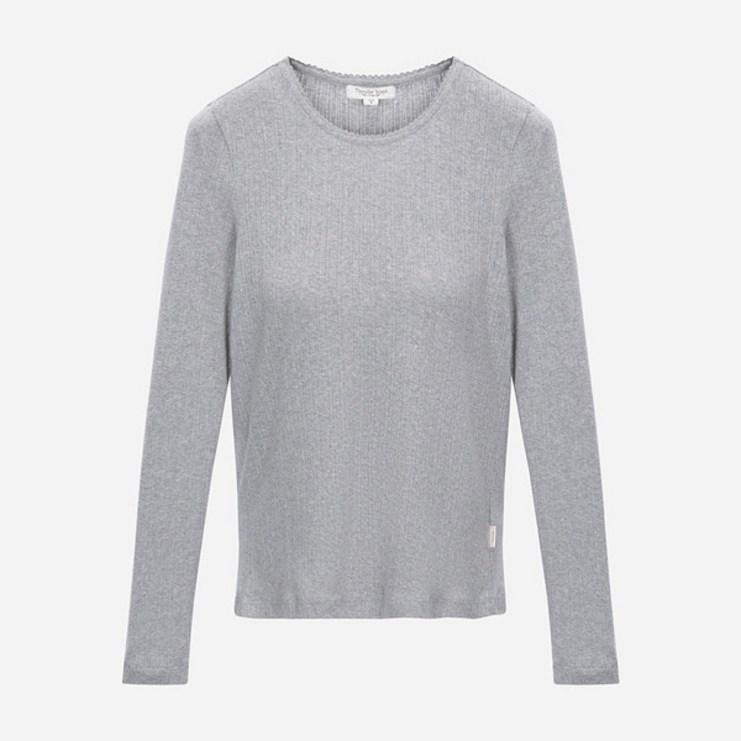 써스데이아일랜드T246MTS133W레이스 트리밍 티셔츠