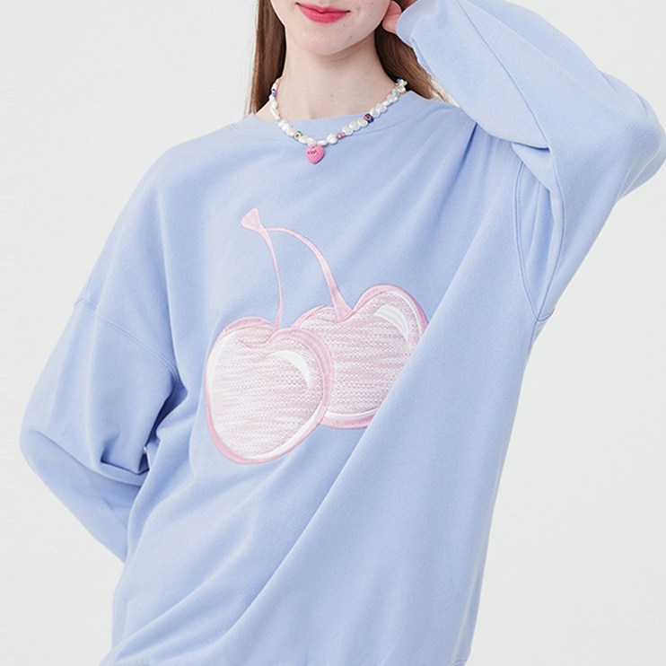 키르시 KNIT BIG CHERRY SWEATSHIRT 키르시 KNIT BIG CHERRY SWEATSHIRT