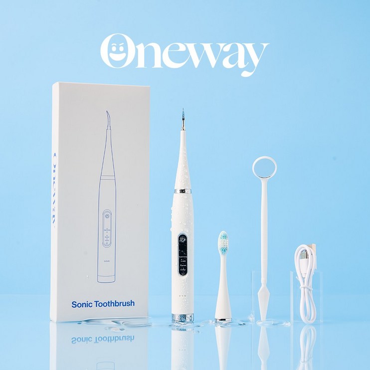 원웨이 초음파 구강 청결기 치석제거기, 화이트, 치과공식판매, 1개 원웨이 초음파 구강 청결기 치석제거기, 화이트, 치과공식판매, 1개