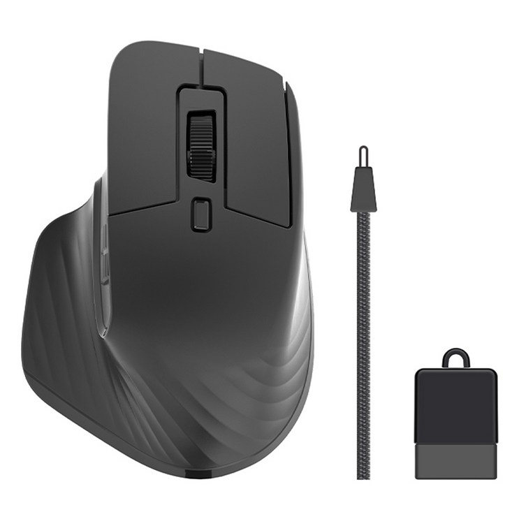스마텍 미니타입 무선 마우스 8cm STMBT4000, STMBT4000, 블랙