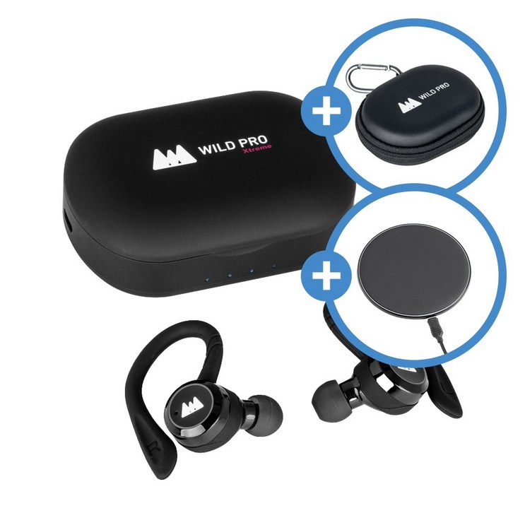 익스트림anc블루투스이어폰 와일드프로 수영 스포츠 운동용 귀걸이형 무선충전 방수 IPX7 블루투스이어폰 Xtreme