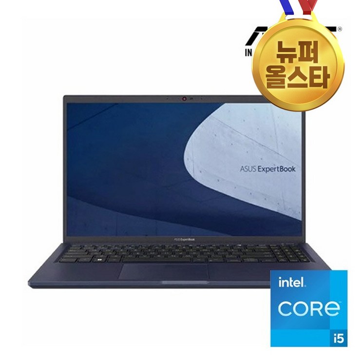 ASUS 15인치 코어i512세대 엑스퍼트북 노트북, B1500CBABQ00, WIN11 Pro, 16GB, 512GB, 코어i5, 블랙 ASUS 15인치 코어i512세대 엑스퍼트북 노트북, B1500CBABQ00, WIN11 Pro, 16GB, 512GB, 코어i5, 블랙