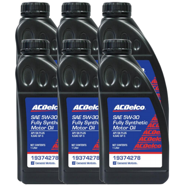 에이씨델코 ACDelco 그랜저 HG 3.0 3.3 LPI 엔진오일 교환 합성유 5W30 6L, 1개 에이씨델코 ACDelco 그랜저 HG 3.0 3.3 LPI 엔진오일 교환 합성유 5W30 6L, 1개